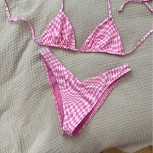 Pink bikini